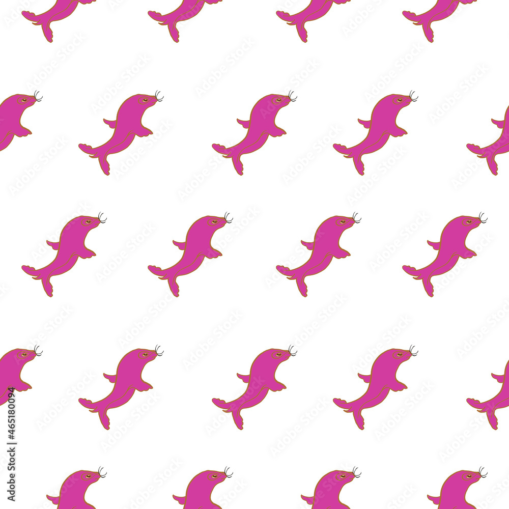 pink seals pattern pink seals pattern