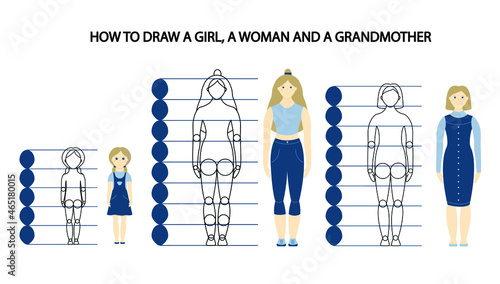 Drawing lesson female body