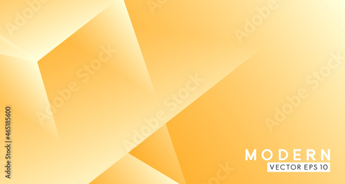 Abstract orange background with triangles. Modern light polygonal geometric background. Mosaic shapes composition. Vector