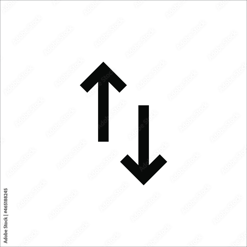 Vector Exchange icon. Flat vector illustration on white background. EPS 10 Vector Exchange icon. Flat vector illustration on white background. EPS 10