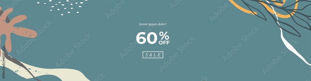 Vector modern floral banner design for social media cover, flyer, invitation card, website design, book cover, poster Vector modern floral banner design for social media cover, flyer, invitation card, website design, book cover, poster