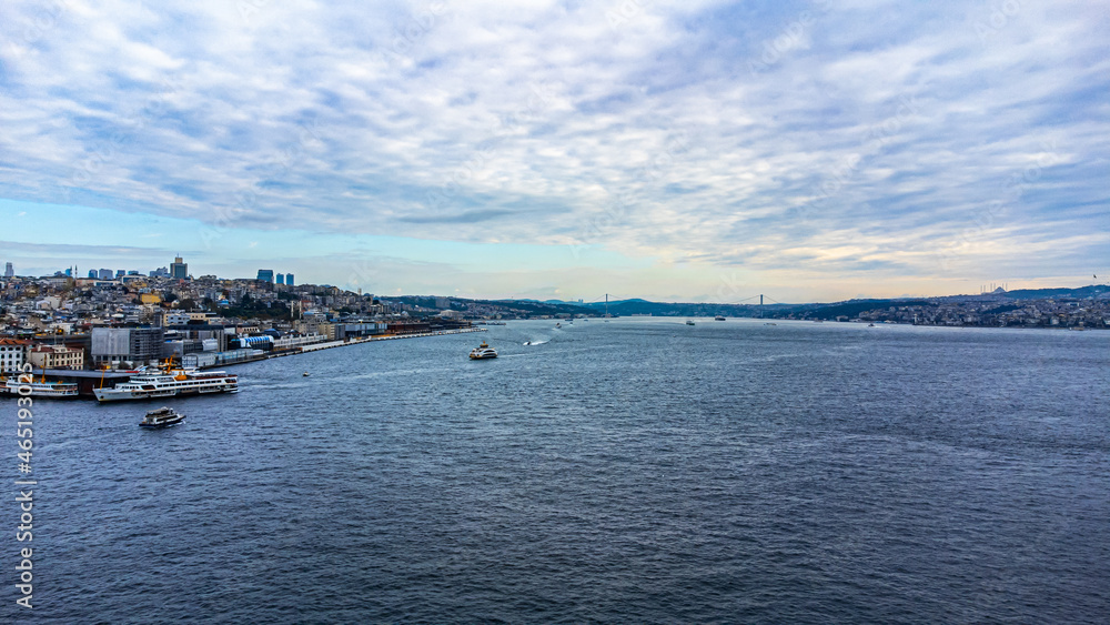 Fototapeta premium Istanbul travel, Bosphorus roundtrip