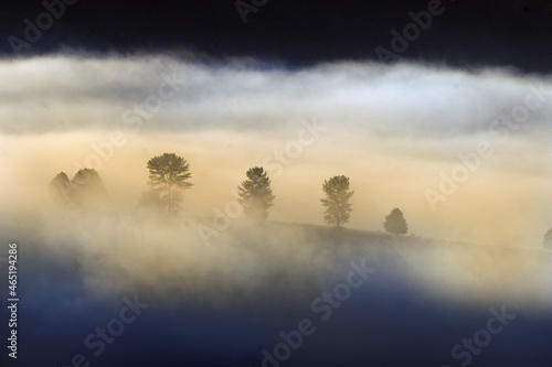 Jesień Muszyna Złockie Mgły