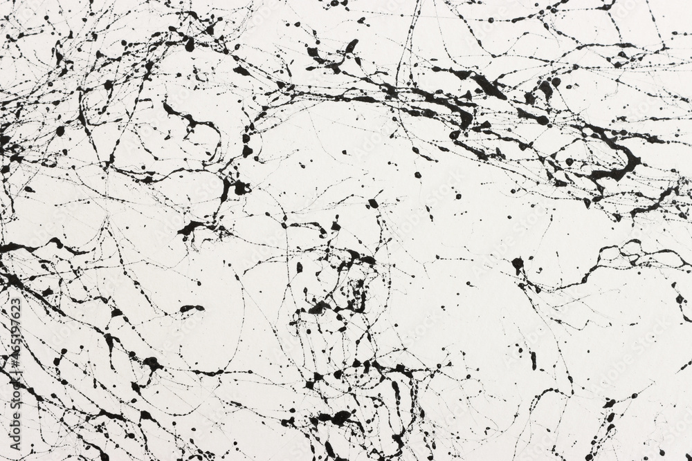 Fototapeta premium abstract art photography white background painting with black veins texture