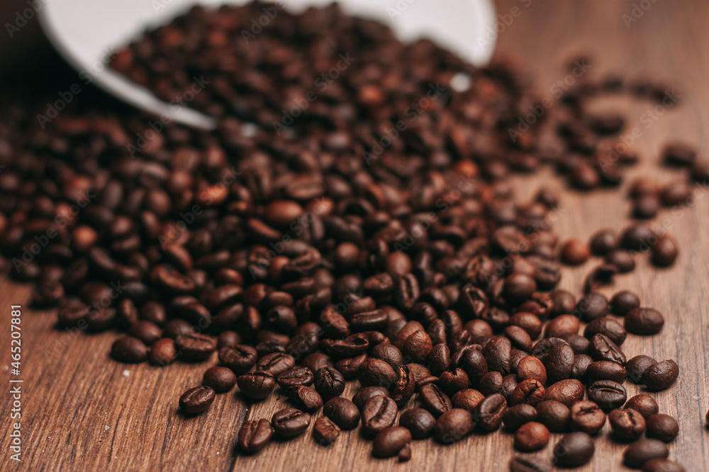 a cup of coffee Hot drink spilled grains caffeine pattern a cup of coffee Hot drink spilled grains caffeine pattern