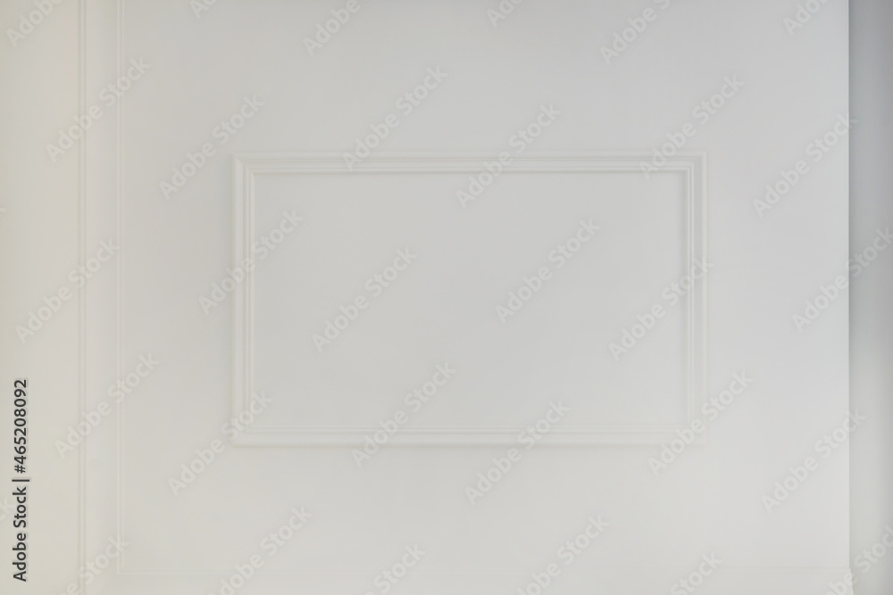 Detail of corner ceiling cornice with intricate crown molding. Detail of corner ceiling cornice with intricate crown molding.