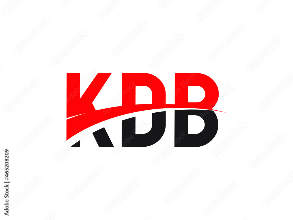Fototapeta premium KDB Letter Initial Logo Design Vector Illustration