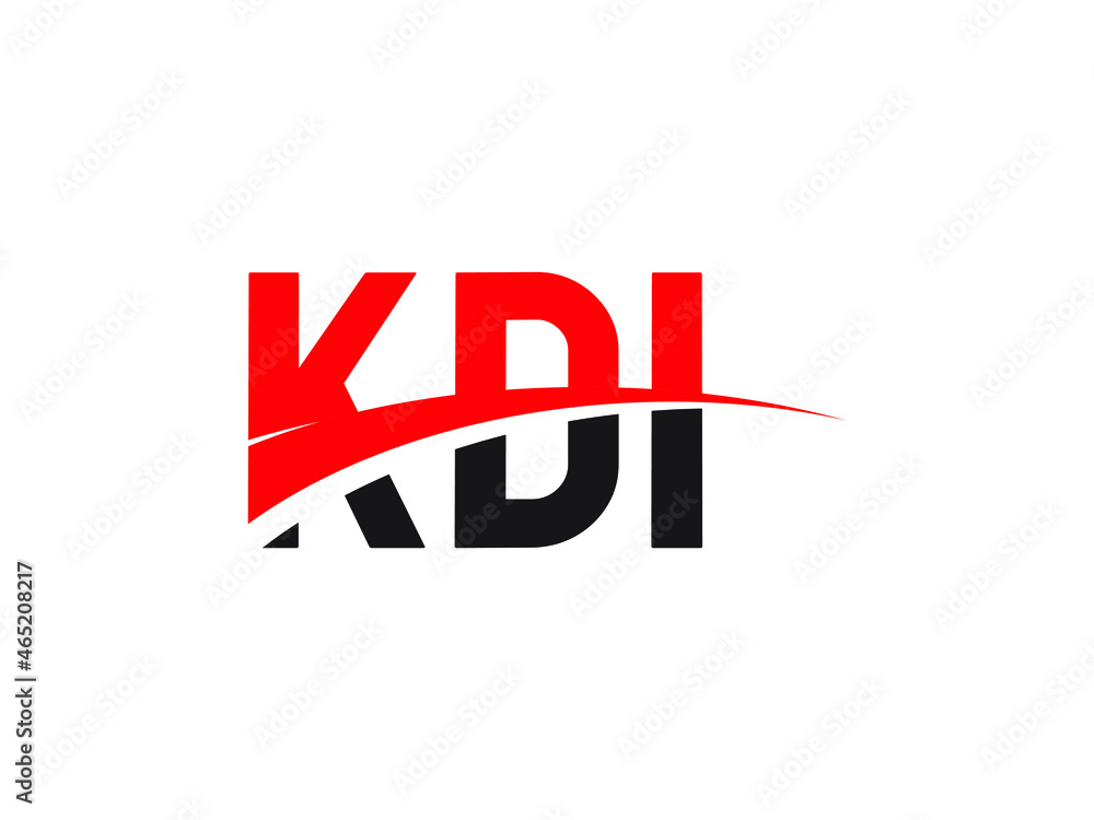 KDI Letter Initial Logo Design Vector Illustration