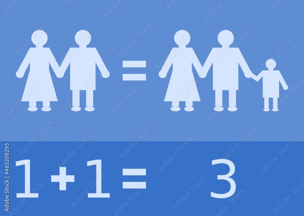 One plus one equals three. 1+1=3. Fun, not serious mathematics based on real life situations, not the traditional scientific approach. Live mathematics. One plus one equals three. 1+1=3. Fun, not serious mathematics based on real life situations, not the traditional scientific approach. Live mathematics.