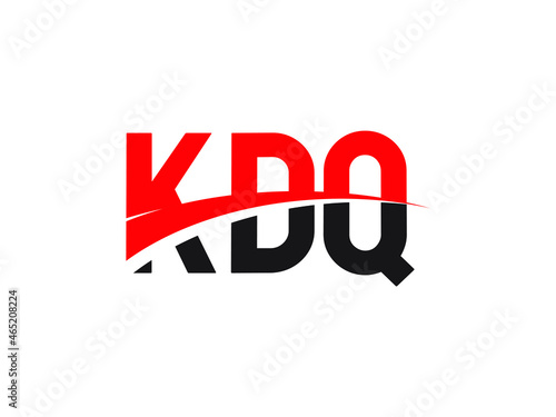 KDQ Letter Initial Logo Design Vector Illustration
