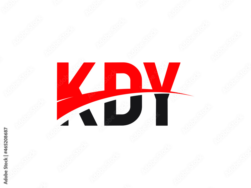KDY Letter Initial Logo Design Vector Illustration KDY Letter Initial Logo Design Vector Illustration