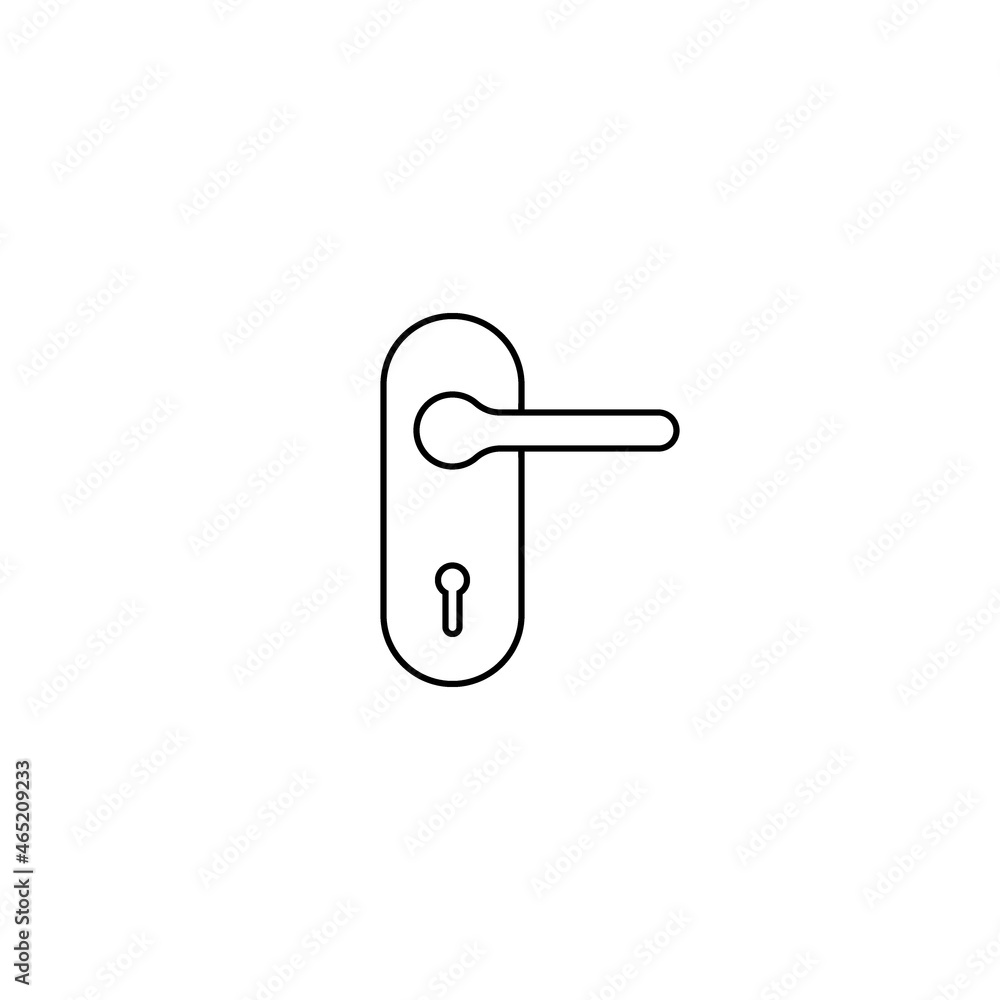 Door handle icon.
