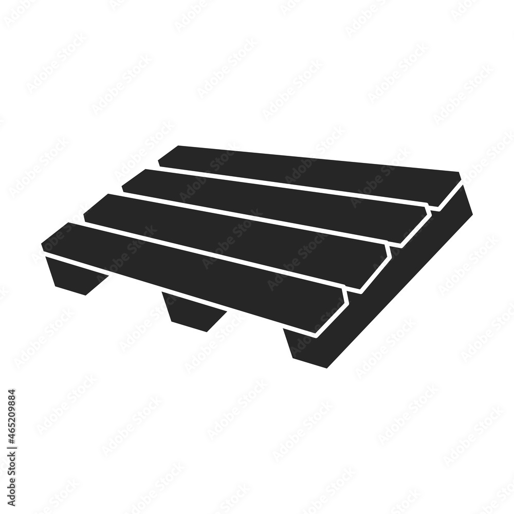 Wood pallet vector icon.Black vector icon isolated on white background wood pallet. Wood pallet vector icon.Black vector icon isolated on white background wood pallet.