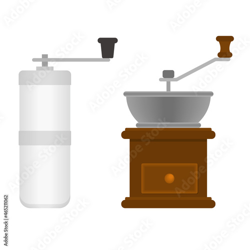 コーヒーミルのイラスト
