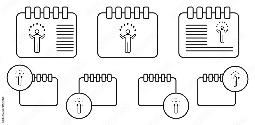 Acrobat vector icon in calender set illustration for ui and ux, website or mobile application Acrobat vector icon in calender set illustration for ui and ux, website or mobile application