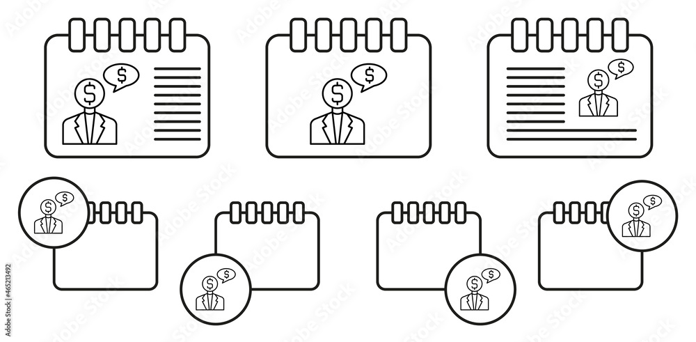 Bribe, businessman, money vector icon in calender set illustration for ui and ux, website or mobile application Bribe, businessman, money vector icon in calender set illustration for ui and ux, website or mobile application