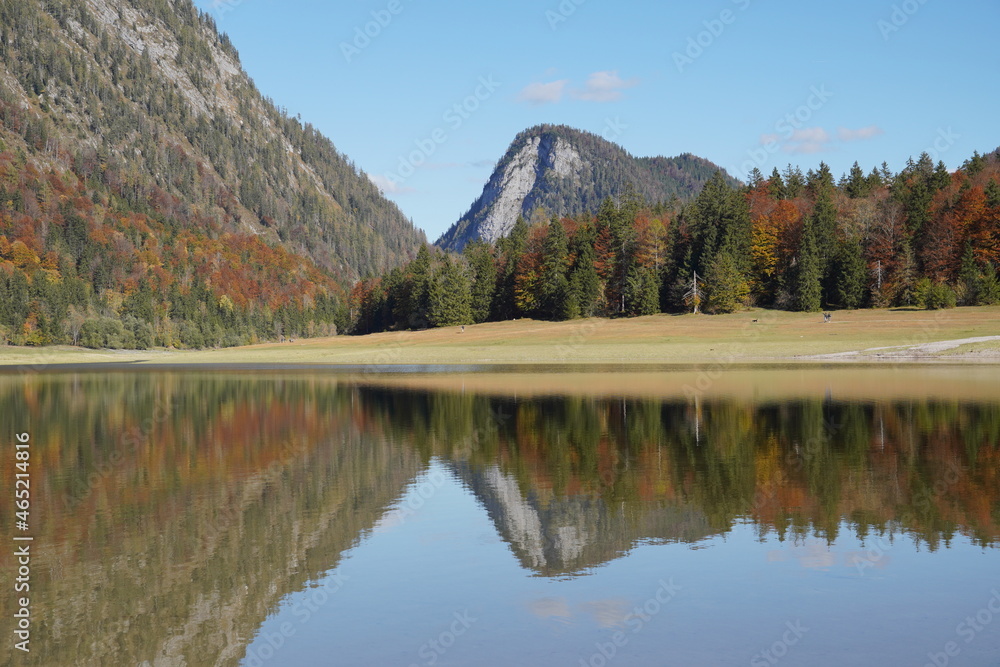 Herbstliche Radtour um Ruhpolding: Lödensee und Seekopf Herbstliche Radtour um Ruhpolding: Lödensee und Seekopf