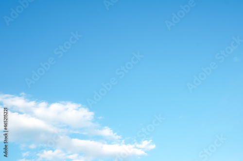 blurred peaceful natural blue sky clouds landscape background