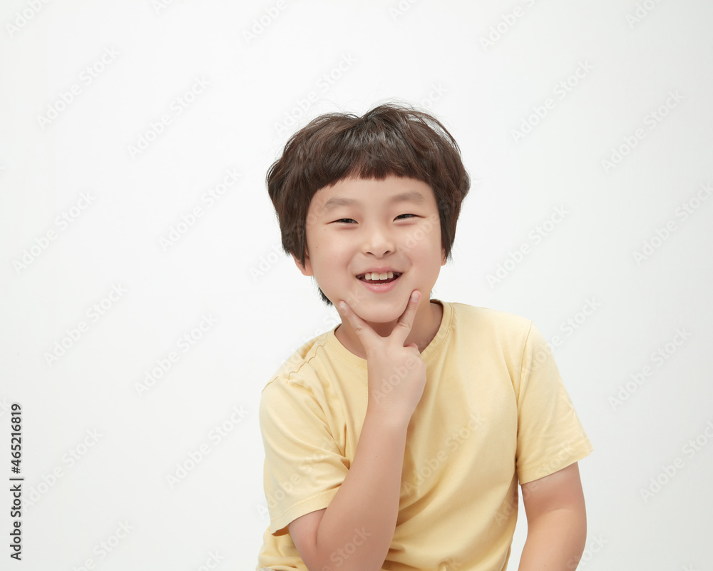 행복한 남자아이 행복한 남자아이