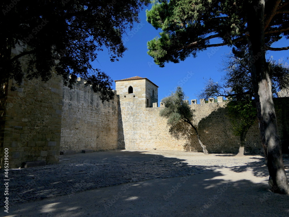 Fototapeta premium Die Burg Castelo de Sao Jorge in Lissabon