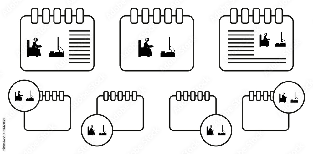 Man playing vector icon in calender set illustration for ui and ux, website or mobile application Man playing vector icon in calender set illustration for ui and ux, website or mobile application