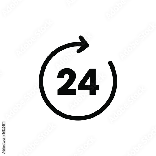 24 Hours Icon Set for your business