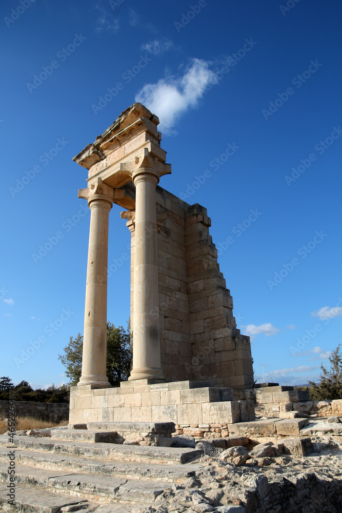 Remnants of the Temple of Hylate-Temple of Apollo at Kourion, Cyprus  