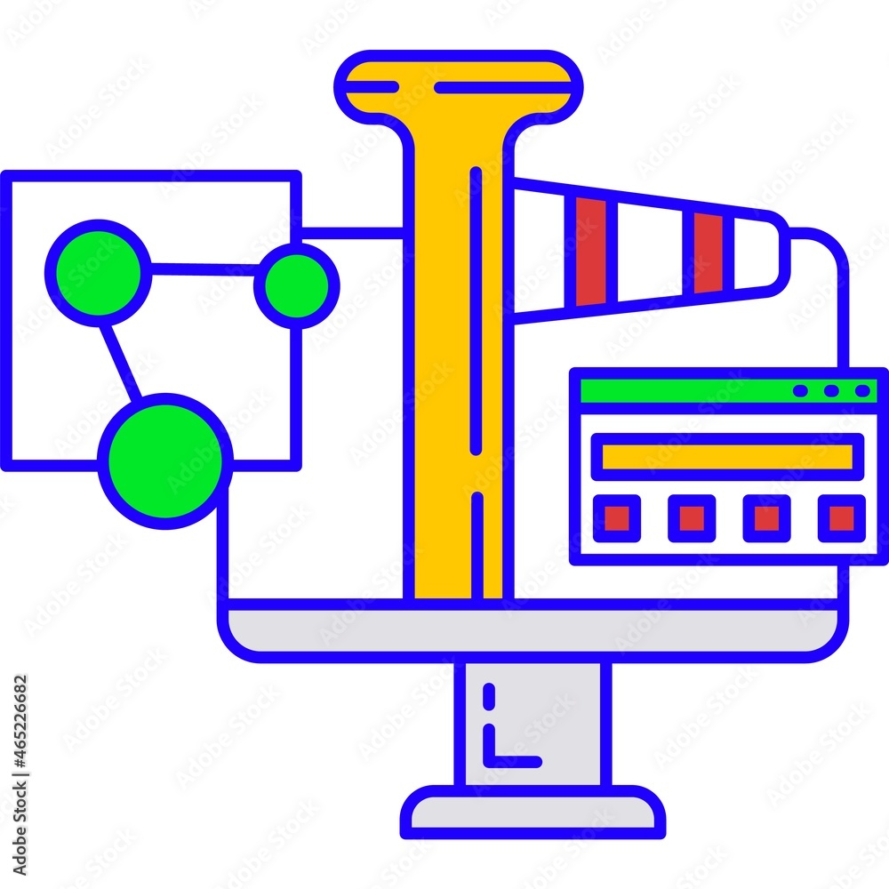 Seo link vector marketing icon search engine Seo link vector marketing icon search engine