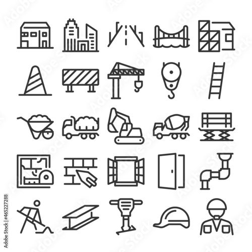 建設　工事　イラスト　セット