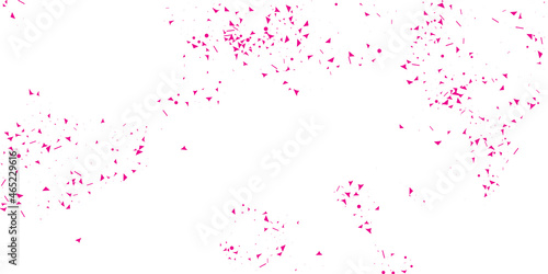 Coral Christmas Wedding. Pink Birthday Card. Flush Vector Card. Fuchsia Confetti Graphic. Party Holiday. Isolated Wedding. Carnival Wallpaper. Decoration Sparkle.