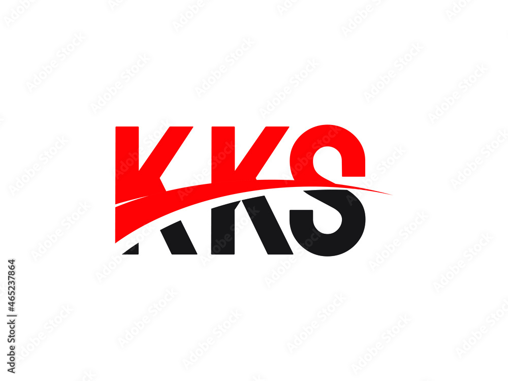 Fototapeta premium KKS Letter Initial Logo Design Vector Illustration