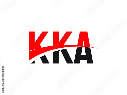 KKA Letter Initial Logo Design Vector Illustration