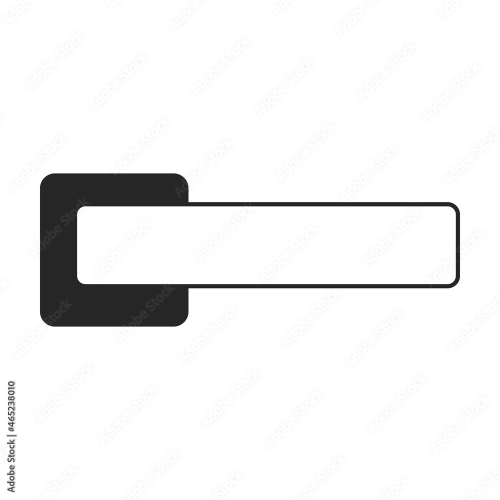Doorknob vector icon.Black vector icon isolated on white background doorknob. Doorknob vector icon.Black vector icon isolated on white background doorknob.