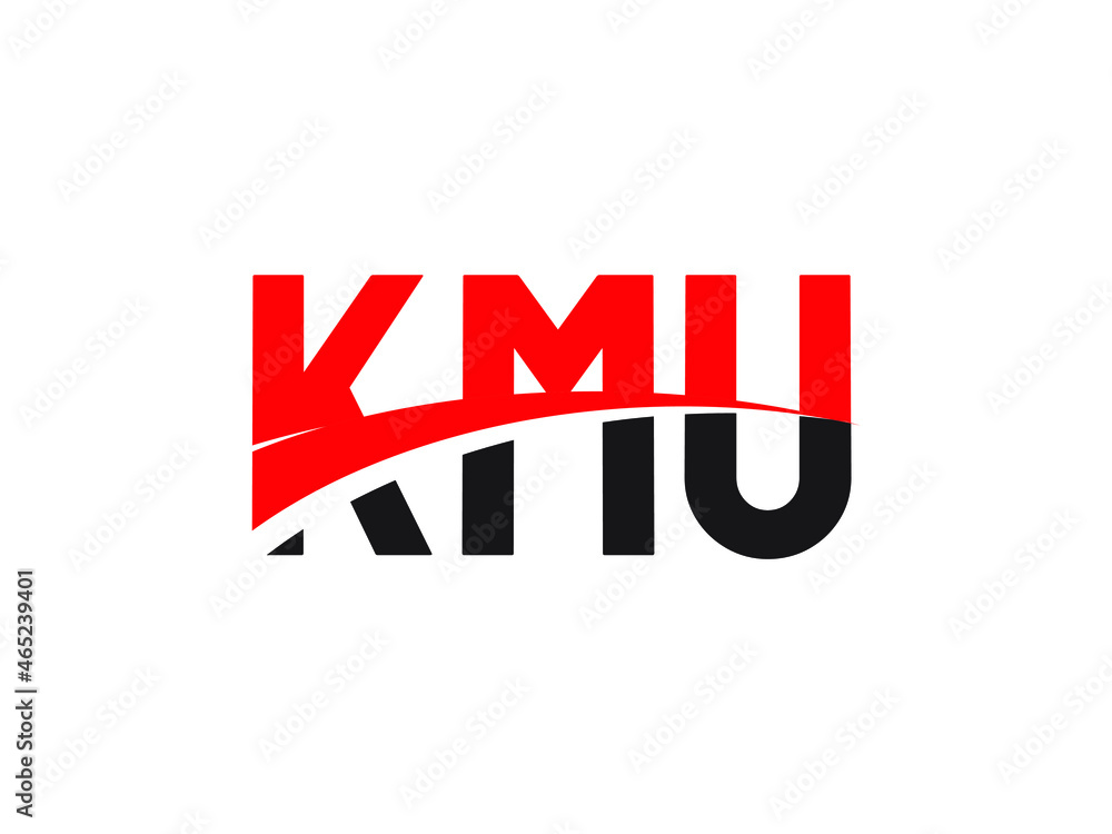 KMU Letter Initial Logo Design Vector Illustration KMU Letter Initial Logo Design Vector Illustration