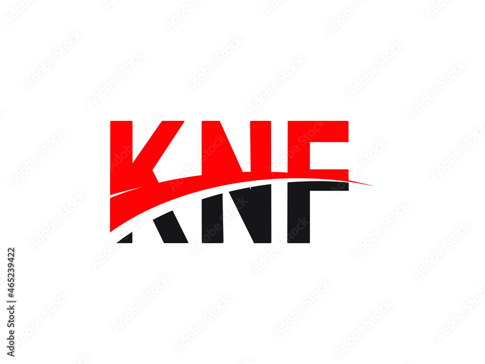 KNF Letter Initial Logo Design Vector Illustration KNF Letter Initial Logo Design Vector Illustration