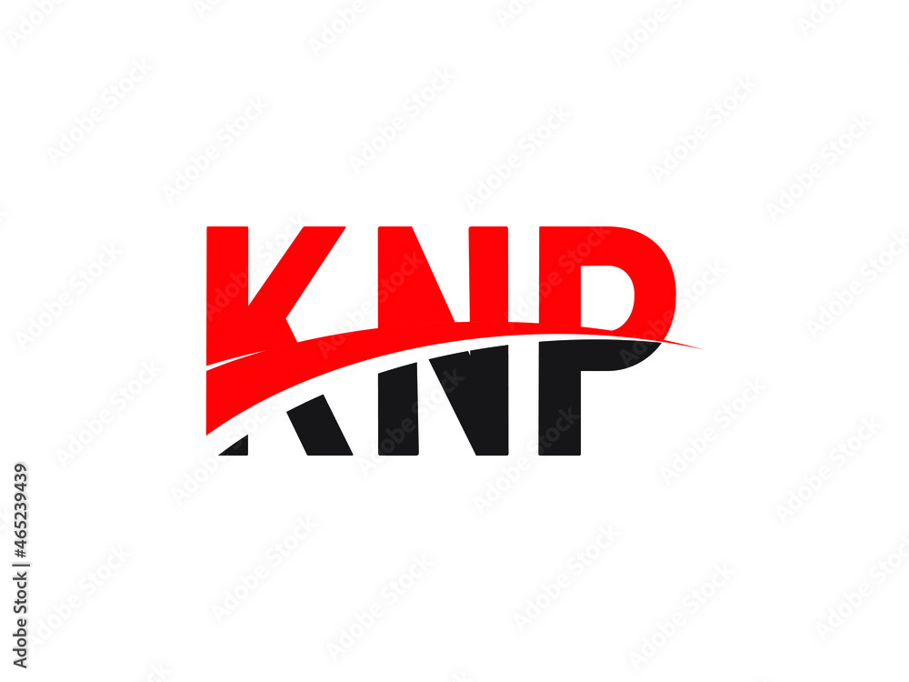 KNP Letter Initial Logo Design Vector Illustration