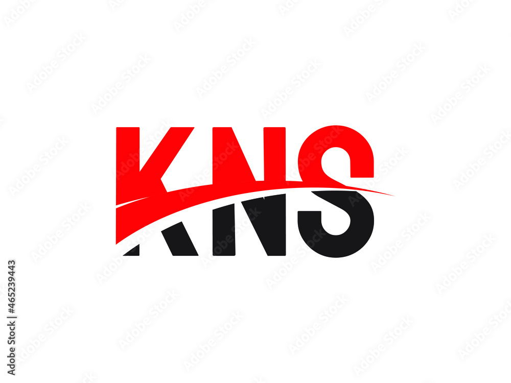 KNS Letter Initial Logo Design Vector Illustration
