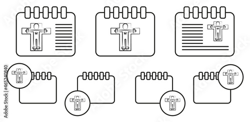 Human dissection vector icon in calender set illustration for ui and ux, website or mobile application