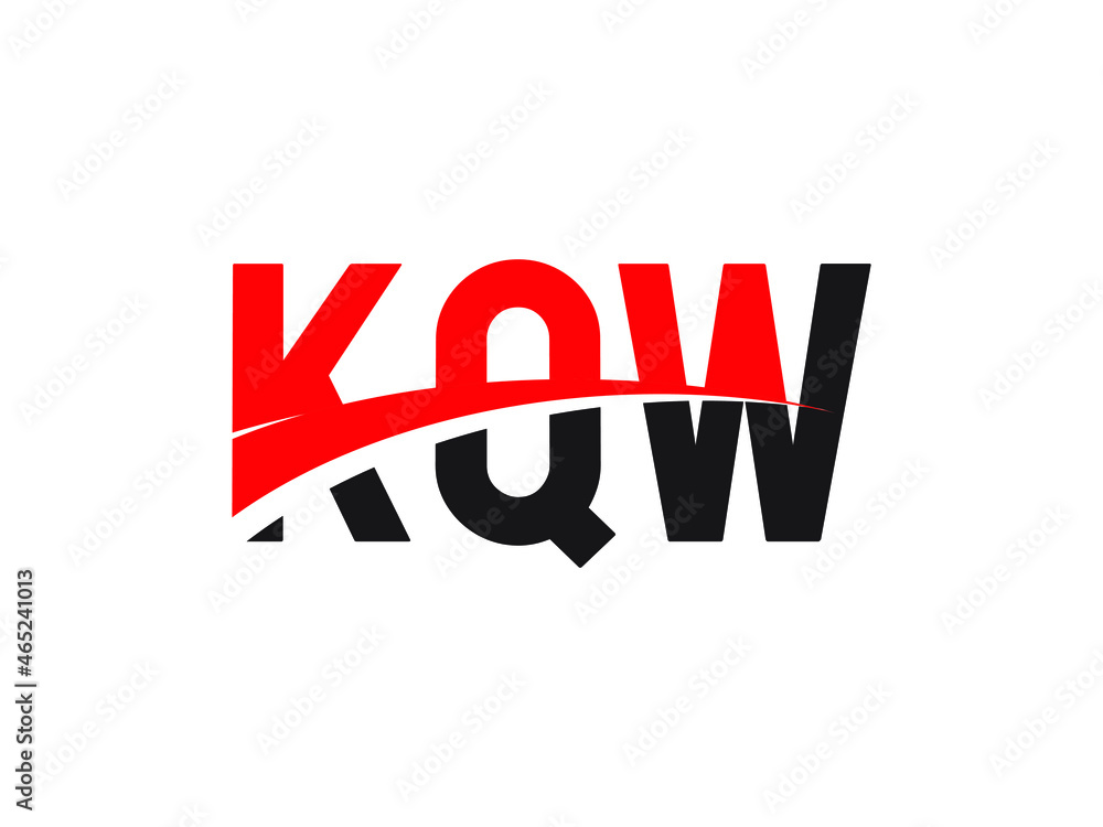 KQW Letter Initial Logo Design Vector Illustration KQW Letter Initial Logo Design Vector Illustration