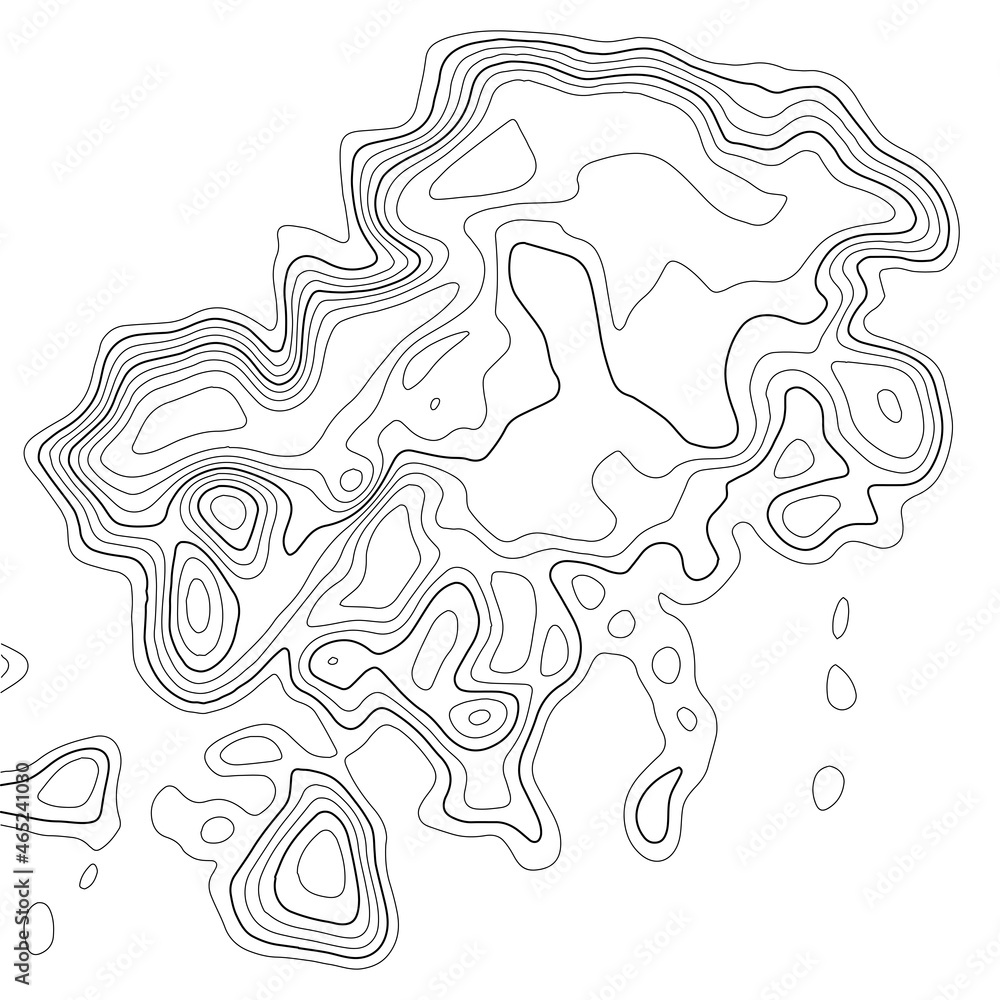 Topographic map background. Grid map. Pattern of contour lines. Abstract vector illustration. Topographic map background. Grid map. Pattern of contour lines. Abstract vector illustration.