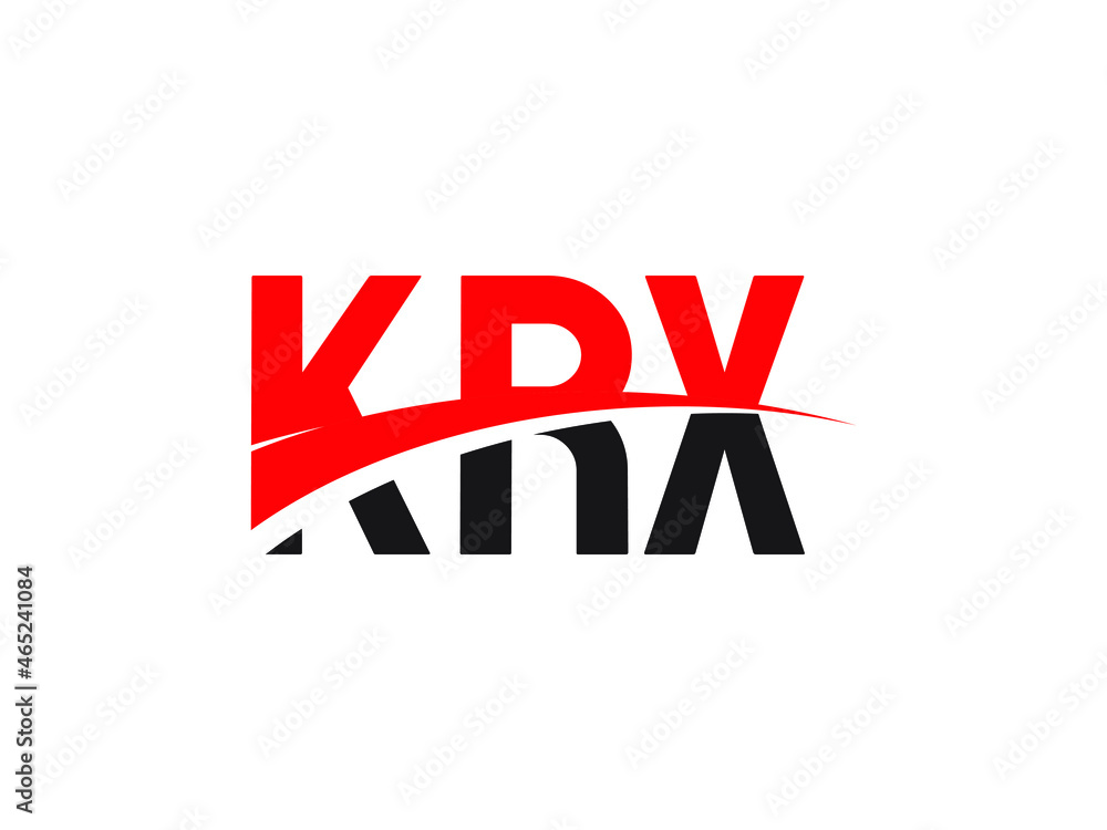 KRX Letter Initial Logo Design Vector Illustration KRX Letter Initial Logo Design Vector Illustration