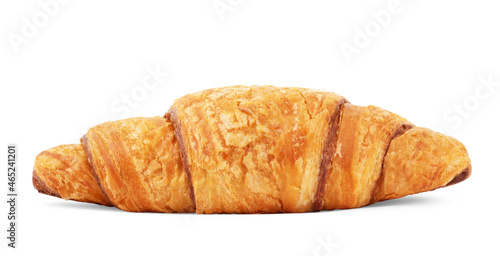 Delicious  fresh croissants on a white background. Croissants isolated. French breakfast