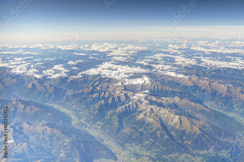 Alps from above, HDR Image