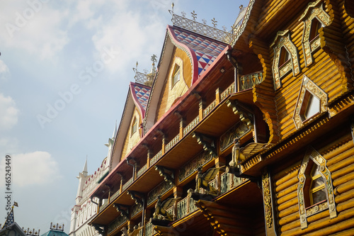 Beautiful old Russian architecture in the Izmailovsky Kremlin Moscow photo