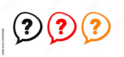 question mark on white backgroud	