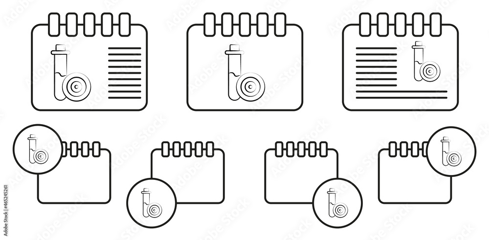 Insemination concept line vector icon in calender set illustration for ui and ux, website or mobile application Insemination concept line vector icon in calender set illustration for ui and ux, website or mobile application