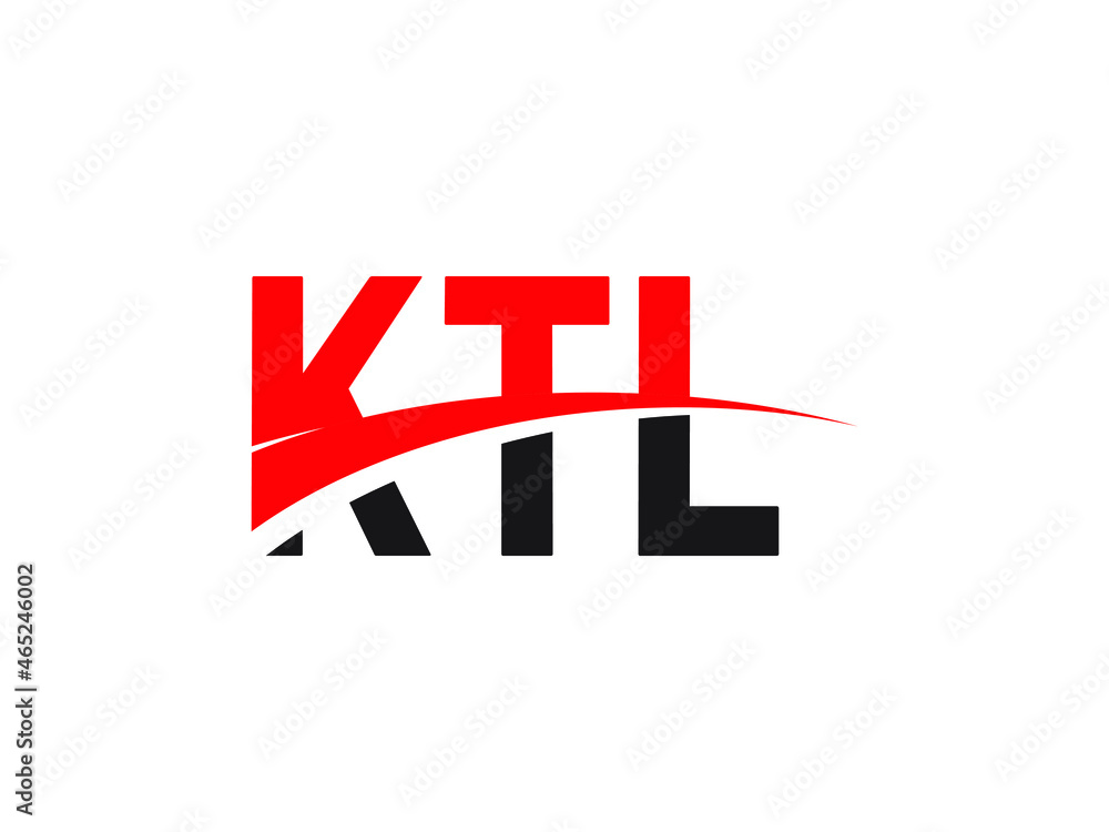 Obraz premium KTL Letter Initial Logo Design Vector Illustration