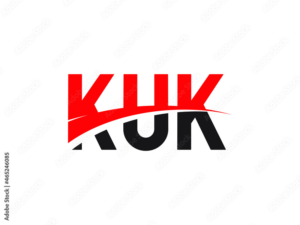 KUK Letter Initial Logo Design Vector Illustration