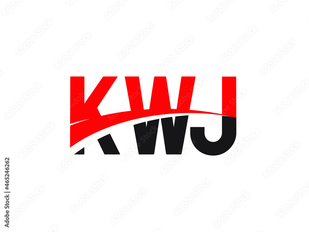 KWJ Letter Initial Logo Design Vector Illustration KWJ Letter Initial Logo Design Vector Illustration