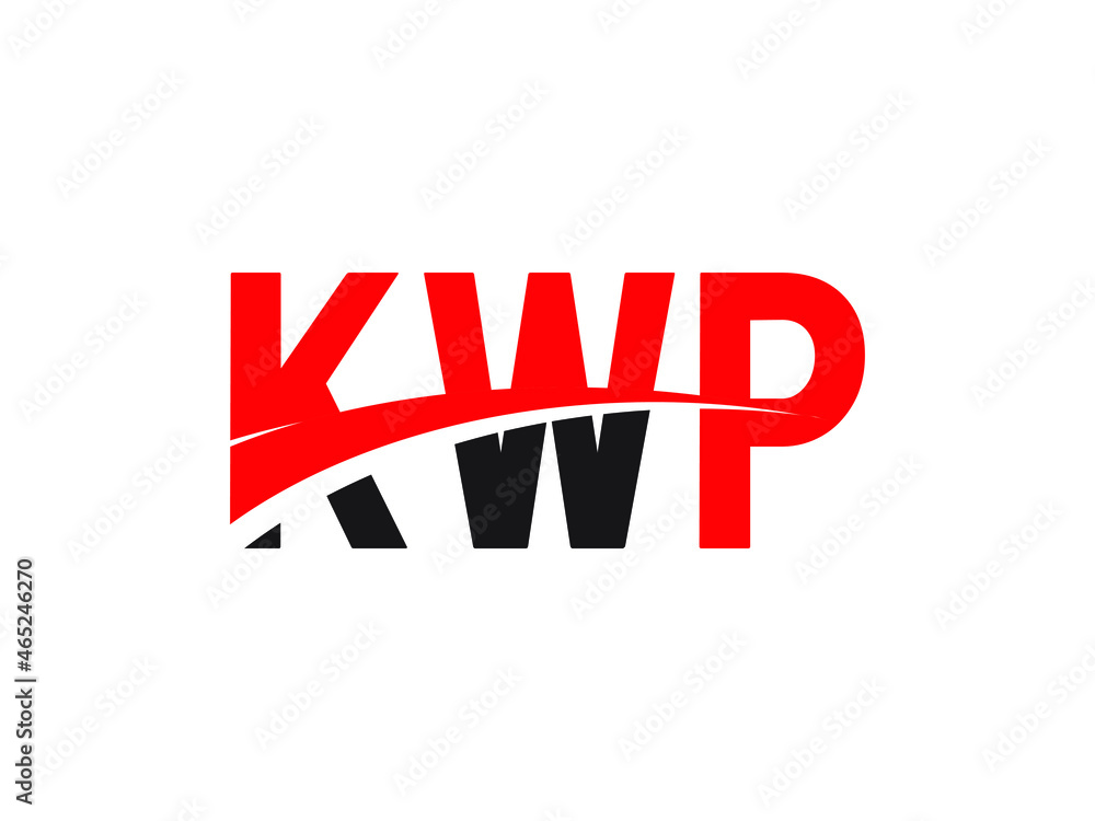 KWP Letter Initial Logo Design Vector Illustration KWP Letter Initial Logo Design Vector Illustration